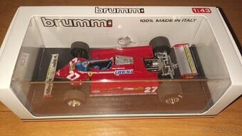 F1 Ferrari 126 CK turbo #27 Gilles Villeneuve 1981 Brumm1:43
