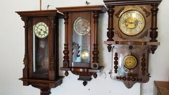 Starožitné nástěnné hodiny sbírka 6ks