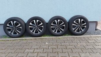 Alu kola originál 5x100 r15 vw Polo letní pneu