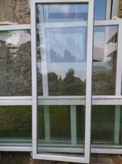 Balkonové dveře, plastové,bílá barva BEZ RÁMU