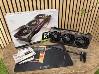MSI RTX 3080 Suprim X 10GB - kompletní balení, TOP Stav