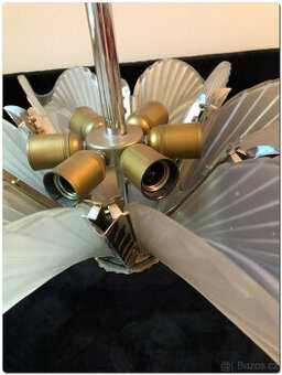 Stropní lampa ve stylu art deco, Francie, cca 1930, výborný