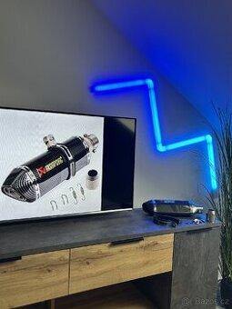 Sportovní koncovka výfuku Akrapovič 370 mm – 1 výstup