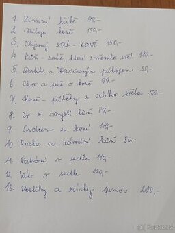 Knihy pro zájemce o kone