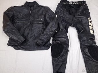 Vanucci ST-1 pánska kožená moto kombinéza 60/56 4XL/2XL