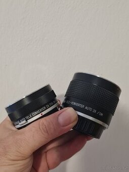 Telekonvertory pro Olympus OM 2x a 3x