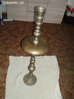 Velký mosazný svícen 91 cm,cca 4 kg- lze rozebrat- viz foto