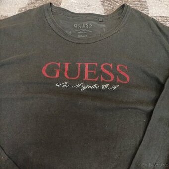 Triko GUESS XXXL dlouhý rukáv přes prsa 66 cm