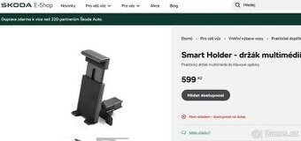 Smart Holder  držák tabletu  skoda superb 4 - 1