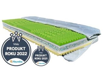 Česká ortopedická matrace DUO VISCO HARD 20cm s Paměťovou pě
