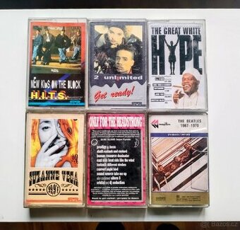 MC kazety - Beatles, Prodigy, Suzanne Vega, NKOTB a další