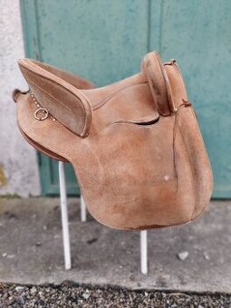 Prodám/vyměním hnědé postugalské sedlo Zaldi Mixta 16,5"