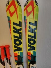 Dětské lyže Volkl dl. 130 + hulky - 1