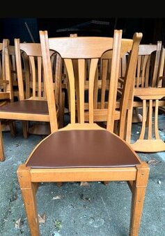 50x židle do restaurace z masivu omyvatelne