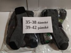 Termo ponožky zdravotní rodinné balení 18 párů