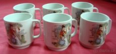 Sada snídaňových porcelánových hrnků 6ks