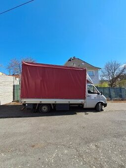 Vw lt 35 valník s plachtou a hydr.celem