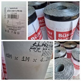 17x Asfaltový pás IPA 1x10m tloušťka 4,2mm modifikovaný