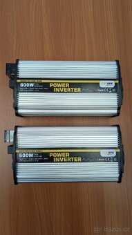 Měnič napětí 24v/230v, 600w - nový