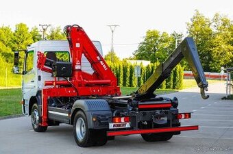 HÁKOVÝ NOSIČ KONTEJNERŮ HYDRAULICKÁ RUKA MERCEDES ATEGO EU6