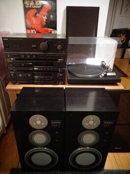 TECHNICS -Gramo, CD, Kaz. mag., Zesil. + repro, TOP