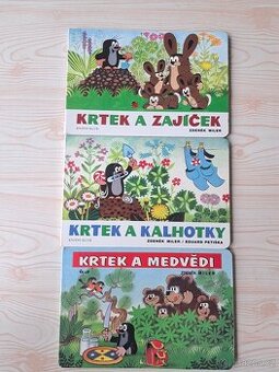 Knížky s motivem Krtek 2+