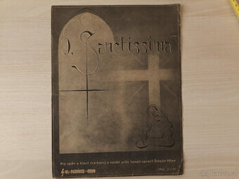 O, Sanctissima (Štěpán Hlína) - noty zpěv, housle a klavír