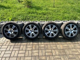 Prodám alu kola 4x100 r16 s letní pneu 205/55/16