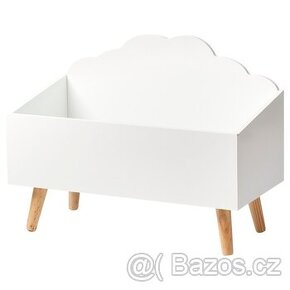 ÚPLNE NOVÝ DETSKY BOX NA HRACKY BÍLÝ - 1