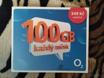O2 100Gb limitovaná edice
