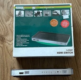 Digitus switch pro 5x HDMI monitory