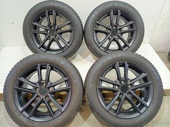 Zimní alu kola 5x100 R16 ET45 pneu 215/55/16/Dunlop
