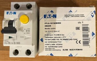 Jističochránič Eaton PFL6-10/1N/B/003 nový