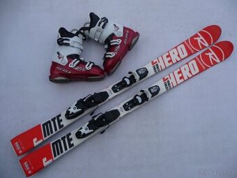 234. Lyže ROSSIGNOL - 130 cm + boty TECNICA 38eu - set