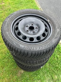 4 komplety ocelové 205/55 R16 Octavia 3. generace