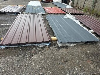 Trapézové plechy lakované