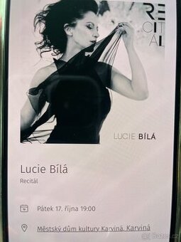 Lucie Bílá, Recitál, Městský dům kultury Karviná