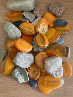 Dekorace kameny a sklenene oblazky