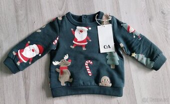 Nová Vánoční mikina C&A vel. 68