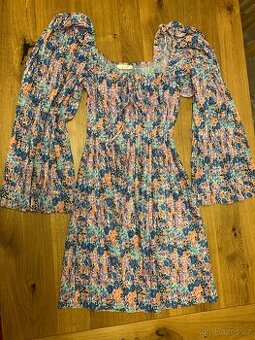 mini šaty s jemným plizováním, vel. M  (Reserved)