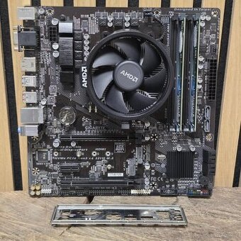 SET - GIGABYTE AB350M-DASH + R3 3200G + 8GB RAM