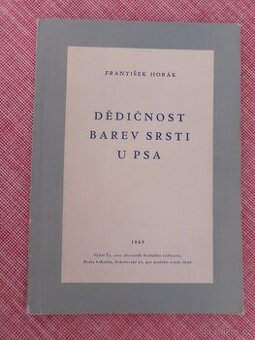 Dědičnost barev srsti u psa.