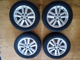 Originál alu kola Mitsubishi 17+letní pneumatiky Bridgestone