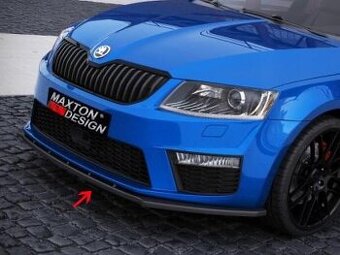 Přední spoiler nárazníku Škoda Octavia III RS