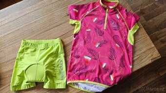 2x cyklo dres Klimatex dívčí i klučičí
