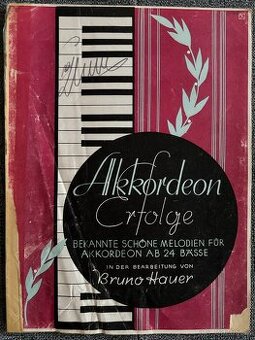 Noty akordeon - harmonika:Akkordeon Erfolge-Bekante Melodien
