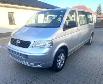 VW T5 LONG 1.9.TDI 9.MÍST 2X BOČNÍ DVEŘE DOVOZ DE