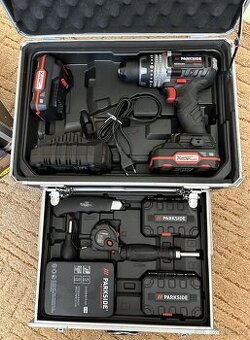 Parkside Performance AKU vrtačka- SADA (2x baterie)