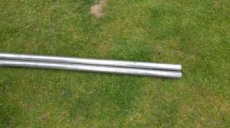 výfukové trubky - tenkostěnné - pohliníkované 45mm průmě