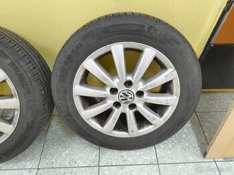 Barum 215/55 R16, alu kola VW